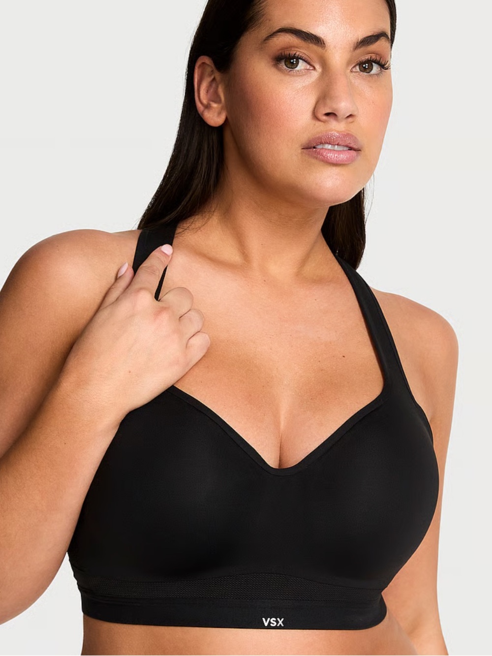Victoria Secret Incredible Plunge Sports Bra Black Size 32DD